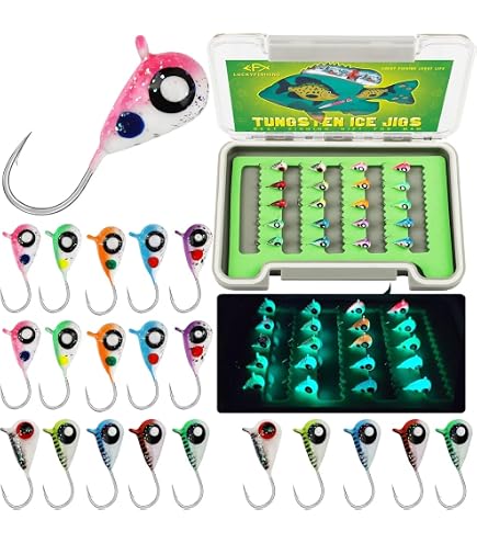 Crappie Jig Heads Esche da pesca, 20 pezzi