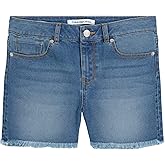 Calvin Klein Girls Boyfriend Fit Stretch Denim Jean Shorts