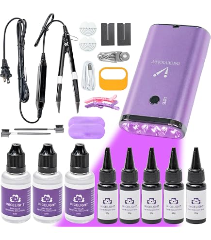 Amazon.com : V Light Hair Extensions Kit Mini– Portable LED  display picture 1