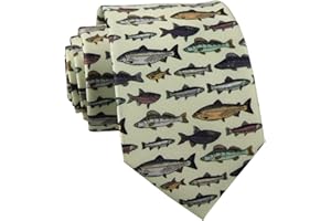 Novelty Ties for Men Boys Animal Patterned Funny Halloween Handmade Printed Necktie