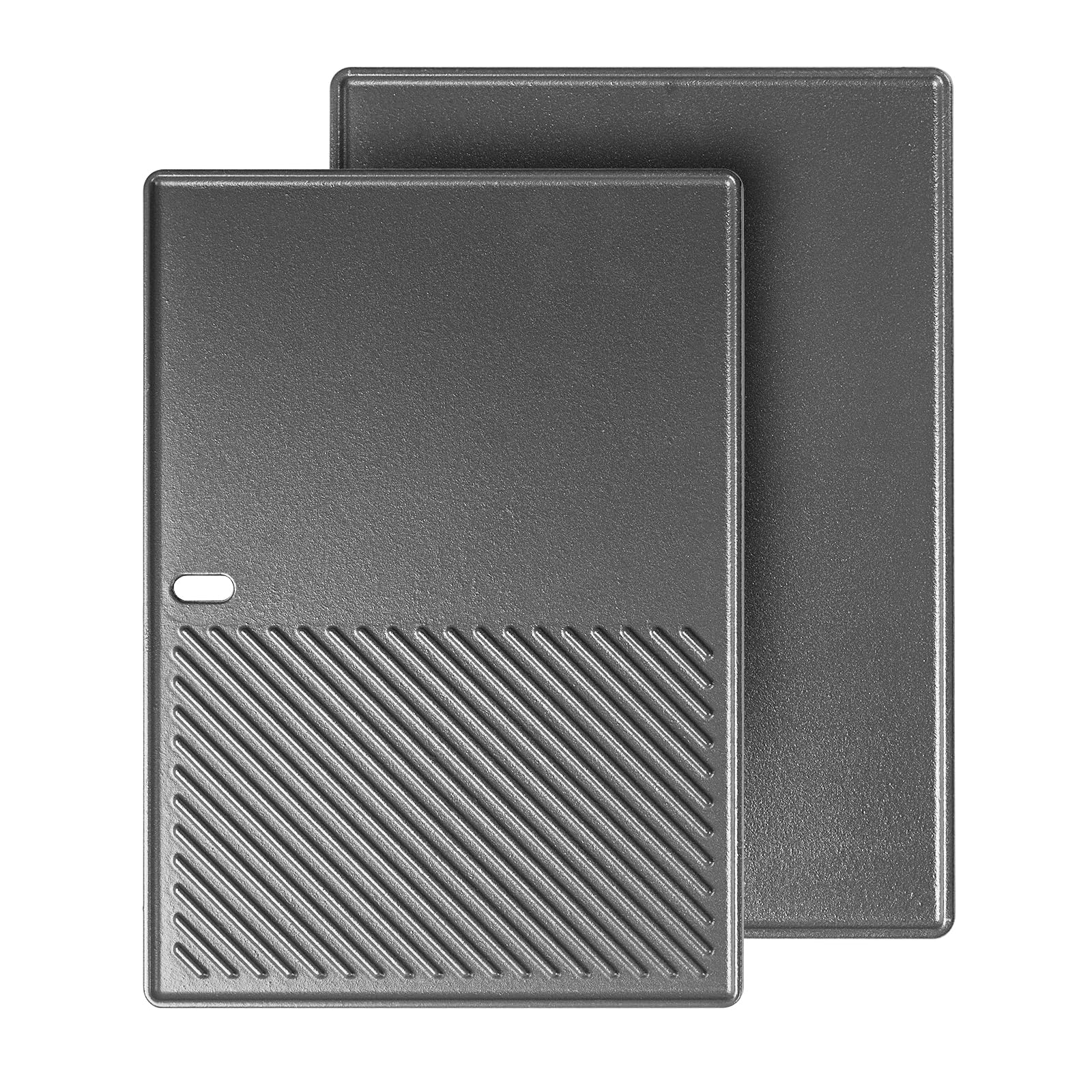 Gusseisen Grillplatte für Landmann Triton 3 und 4 Brenner, Enders Boston 4, Enders Monroe PRO 4, Enders Boston 6 Gasgrill, 43,5 x 31,5CM Grill Plancha für Broil King Baron,Crown,Ersatzteile Bratpfanne