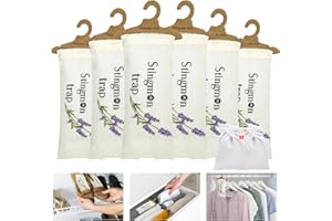 STINGMON Lavender Sachet and Cedar Bags for Clothes Storage, Cedar Chips for Closets and Drawers, Lavender Sachet Bags Protect Clothing Drawer Freshener, Moth Trap Protection