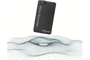 128GB TCTEC Digital Voice Recorder, Voice Activated Recorder with 1500 Hours Recording Capacity, Audio Noise Reduction, USB-C Recorder with Playback, Recording Device for Meeting, Lecture, Interview