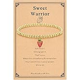 morniface 14K Gold Plated Beaded Bracelet for Women, Stretch Charm Bracelet with Gold Charms, Dainty Elastic Bead Bracelet Handmade Trendy Gold Jewelry Gift