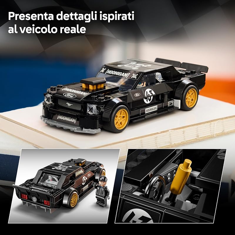 Speed Champions Ford Mustang ‘65 Hoonicorn V1 di Ken Block 77262