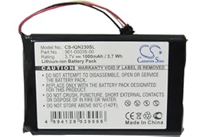 1000mAh Replacement Battery for Garmin Edge Touring Plus, Edge Touring+, Nuvi 2300, Nuvi 2300LM, Nuvi 2340LT GPS Navigation f