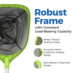 Swimming Pool Skimmer Net 57 inches, Leaf Rake Net