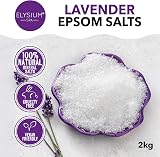 ELYSIUM SPA Lavender Epsom Salts 2kg 100% Magnesium Sulphate Bath view 2