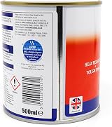 Rustins Quick Drying Radiator Enamel Gloss Black 500ml view 3