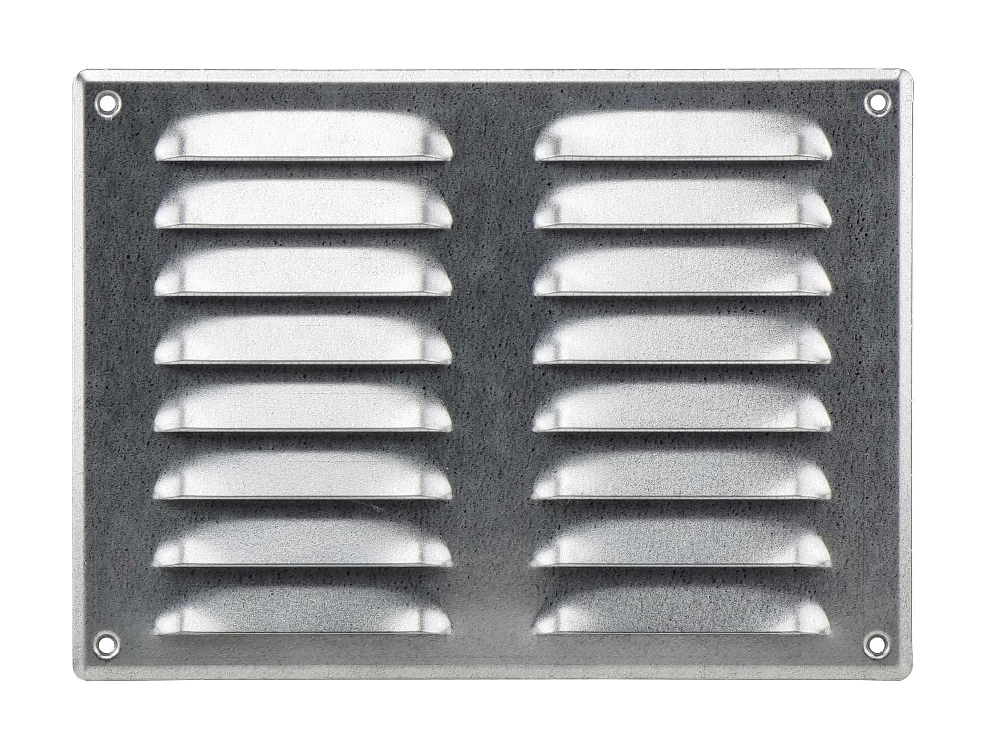 Steinberg14 Galvanised Steel 260x190mm Metal Air Vent Cover with Insect Mesh - 10x7.5 inch Ventilation Grille - Rectangular Air Vents for Outdoor and Indoor - Air Vent Register for Walls and Ceilings