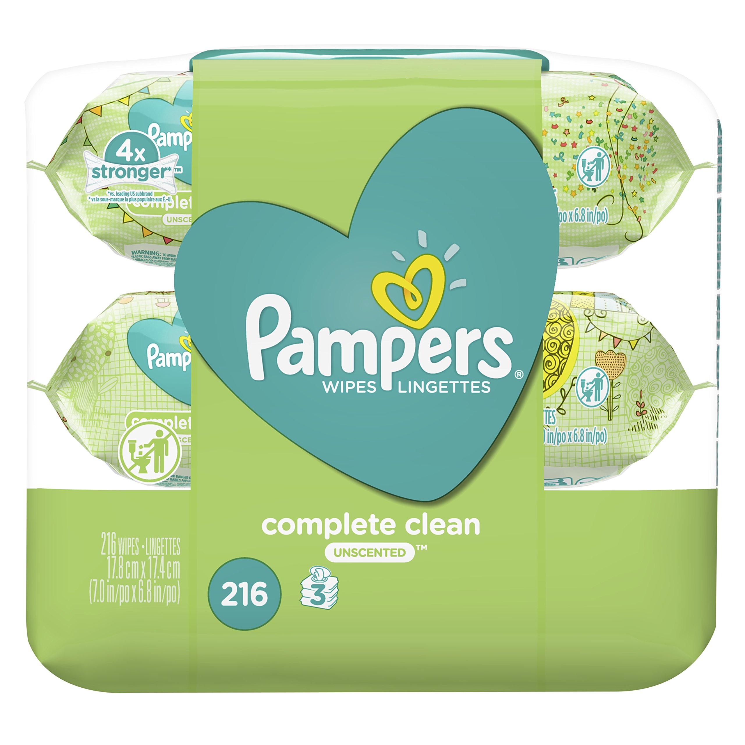 pampers complete clean wipes