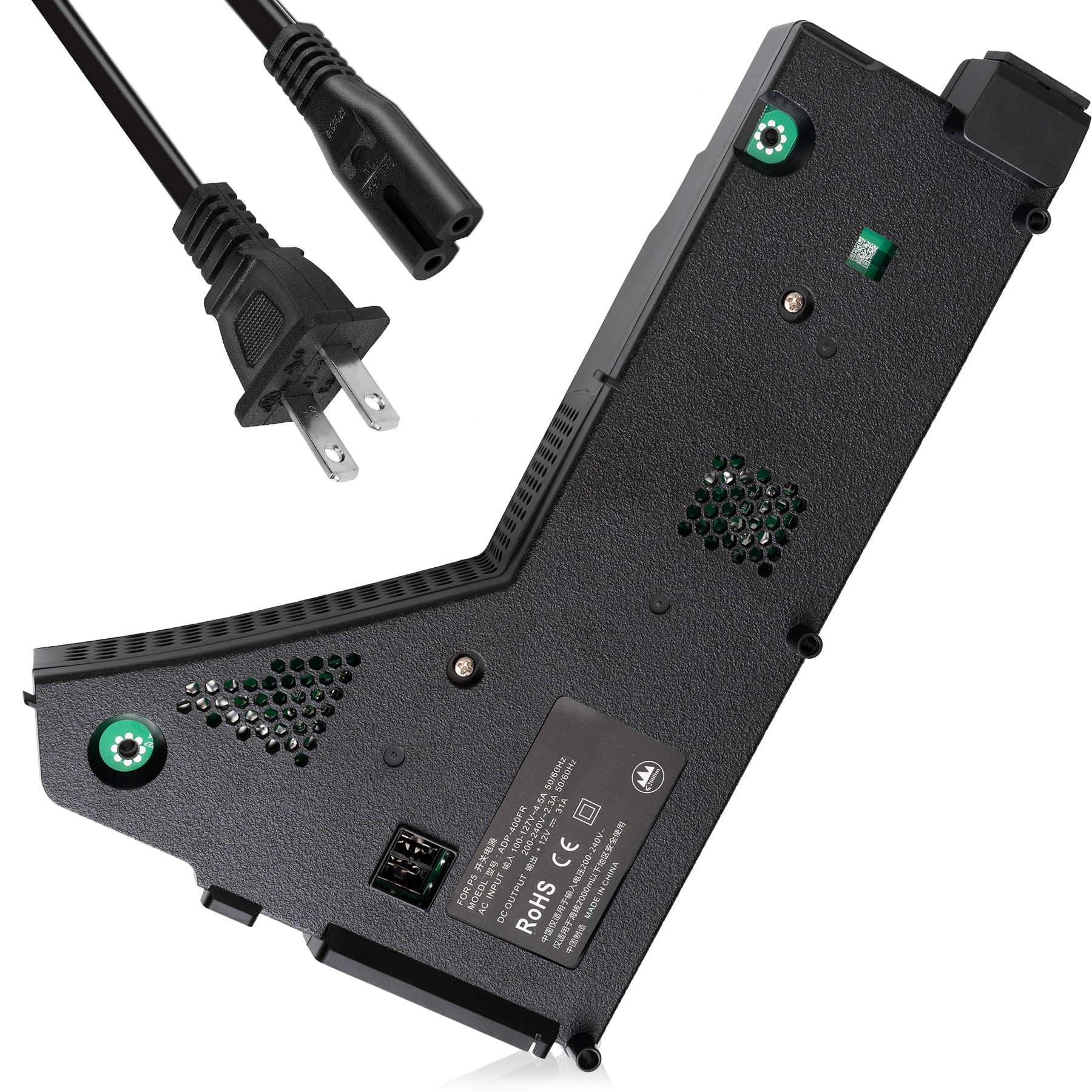 Photo 1 of AQIDAP for PS5 Power Supply ADP-400FR PA-1401-JT3 Internal Power for 1200 Series Host Source Replacement with AC Adapter Console Power Adapter with Power Cord