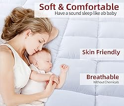 SUFUEE King Mattress Topper Down Alternative