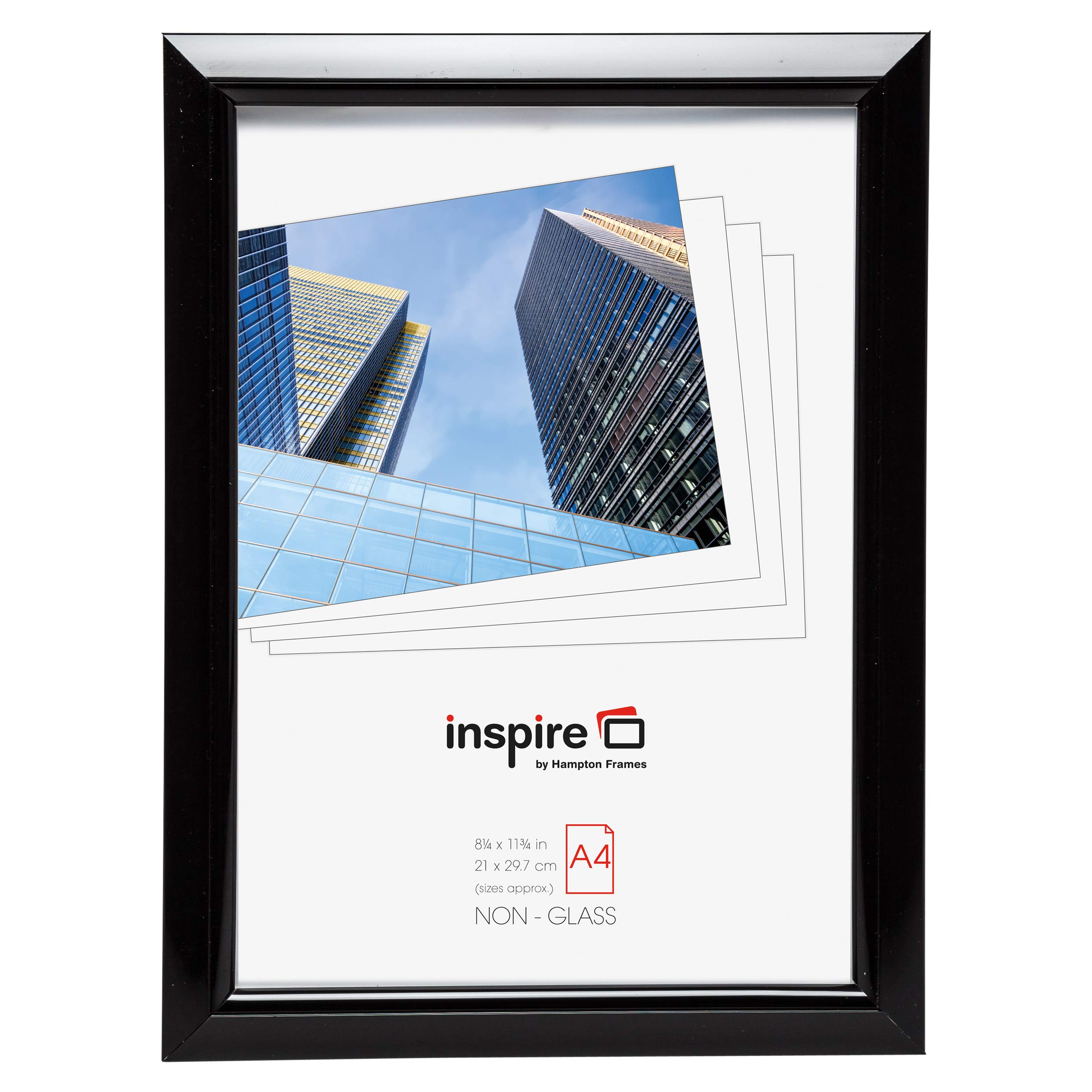 The Photo Album Company PAPFA4B-BLK Noa4 Promote It Frame