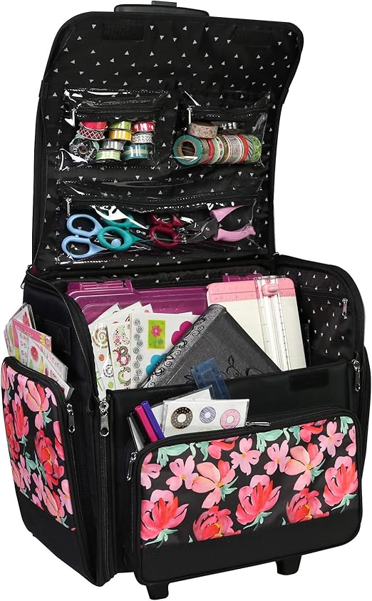 Everything Mary Scrapbook Tote Bag w/Wheels for Scrapbooking & Art