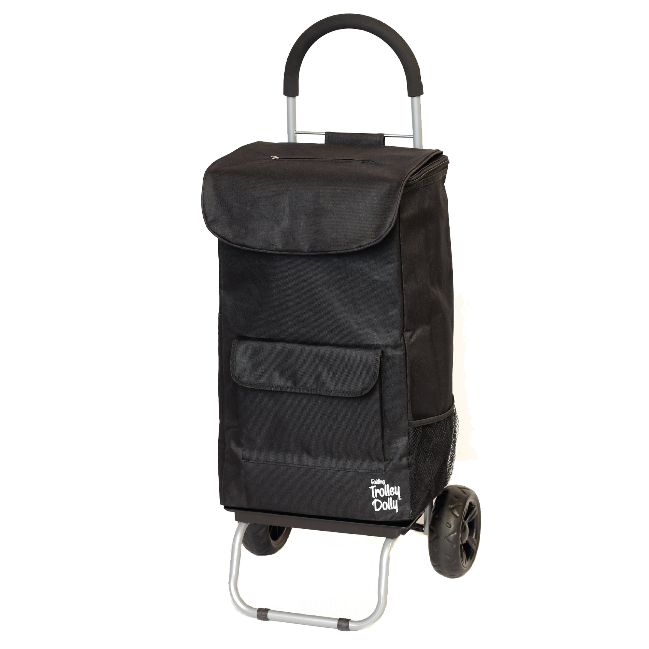 dbest products Cooler Trolley Dolly, Black Insulated cooler bag folding