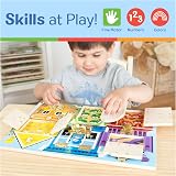 Melissa & Doug Wooden Latches Board | Developmental Toy for 3+ | Motor Skills view 5