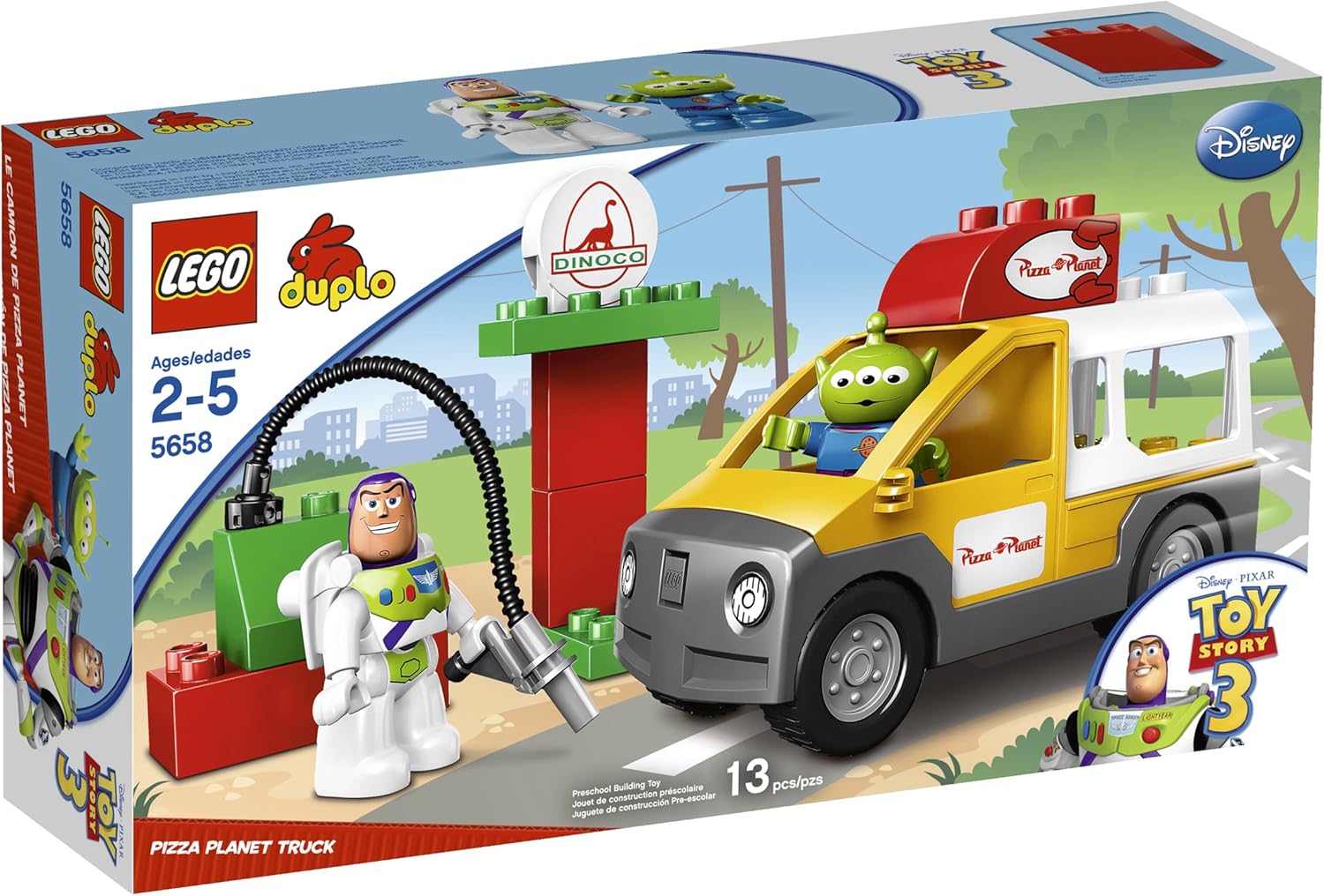 lego duplo pizza planet truck