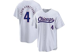 NZUONODAI Custom Mens/Women/Youth Chicago Baseball Stitched T-Shirt for Sports Fan
