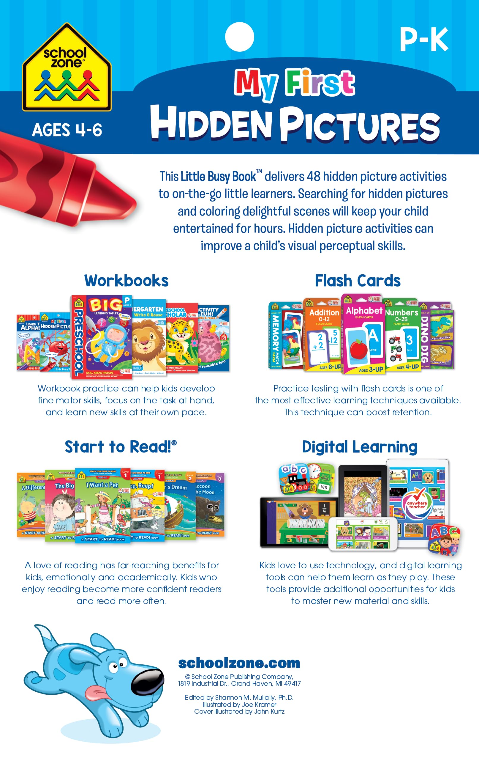 Mua School Zone My First Hidden Pictures Workbook: 48 Pages, Pre-K ...