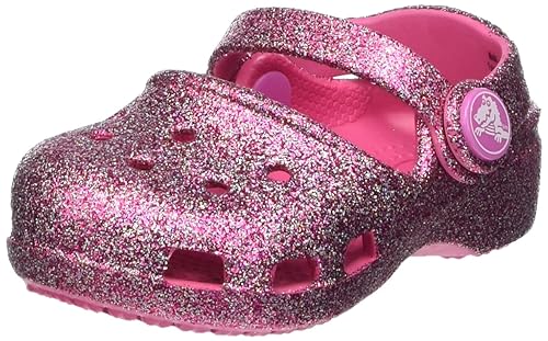 pink sparkly crocs