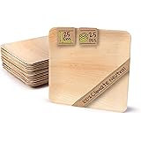 Onlyleaf Palmware Platos De Hojas De Palma I 200 Piezas De Ojas De