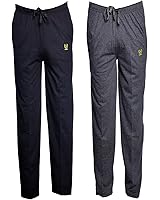 Vimal Men's Cotton Trackpants ( Pack Of 2)