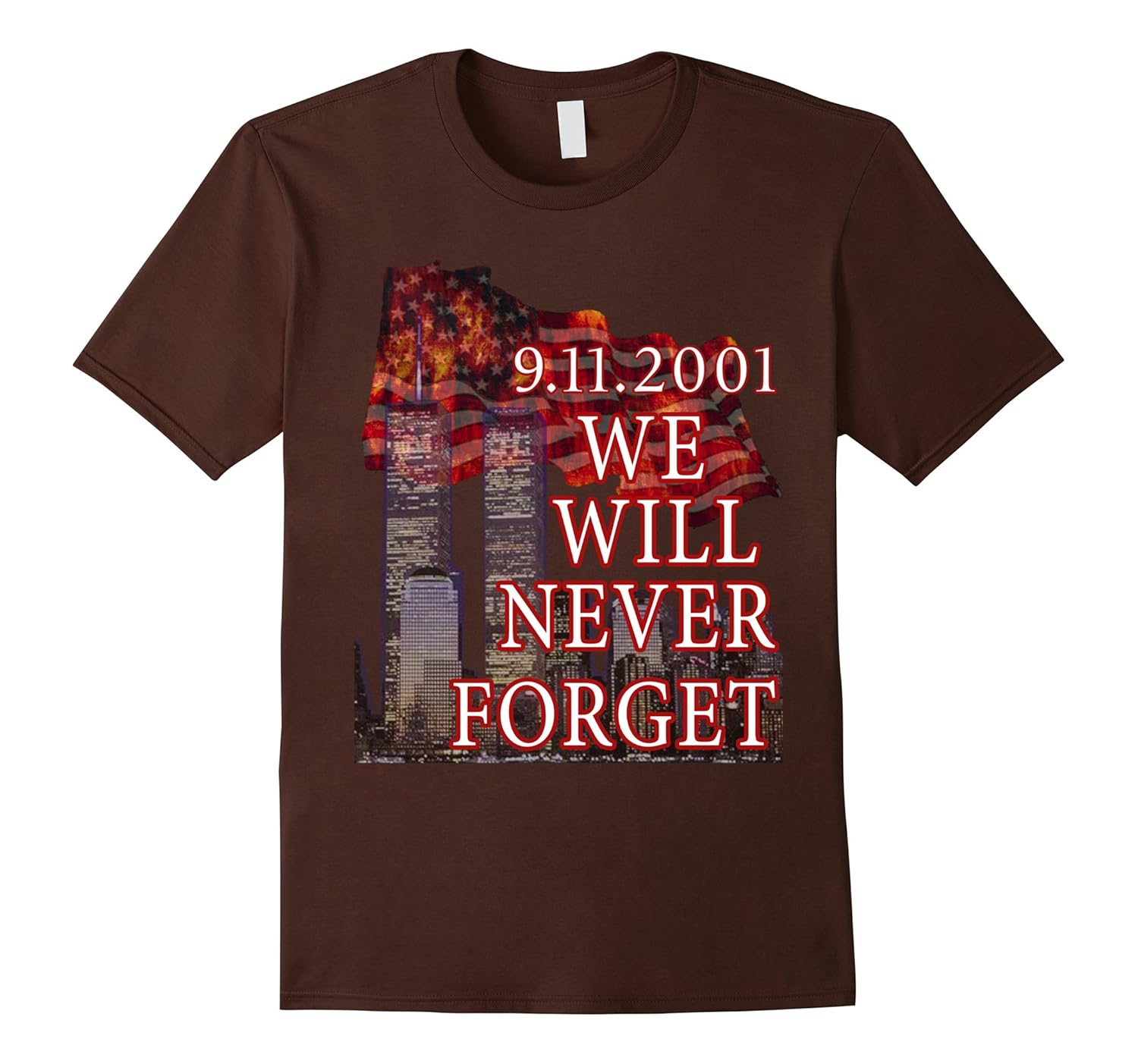 911 We Will Never Forget Patriot Day T-shirt-anz