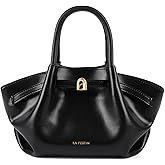 LA FESTIN Genuine Leather Handbags for Women, Small Satchel Purse - Mini Tote Clutch, Easy to Carry and Stylish for Daily Use