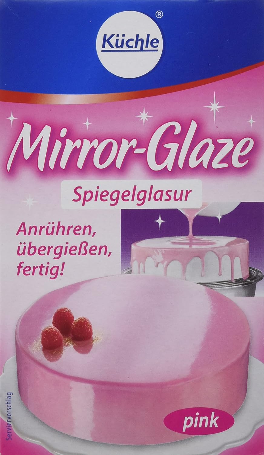 Kuchle Mirror Glaze Pink 10er Pack 10 X 95 G Amazon De Lebensmittel Getranke
