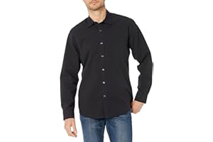 Amazon Essentials Mens Regular-Fit Long-Sleeve Casual Poplin Shirt