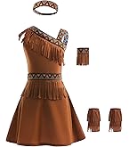 Amazon.com: Disguise Pocahontas Deluxe Costume, Brown, Medium (7-8) : Toys  & Games
