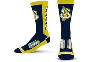 For Bare Feet SAVANNAH BANANAS MVP Crew Sock Team Colors YOUTH
