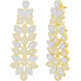 Aheli Antique Gold Tone Faux Stone Studded Chandbali Dangle Earrings Gift for Women Indian Wedding Wear Ethnic Fashion Jewelry