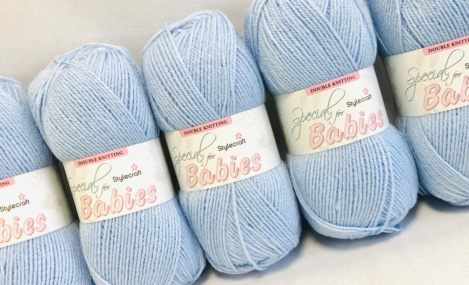 Baby Wool Set of Five Special for Babies DK Super Soft Baby Yarn 5 x 100g