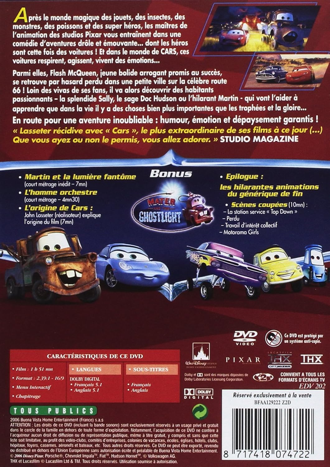 Amazon Com Cars Dvd Movies Tv