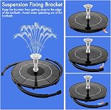 AISITIN Solar Fountain 3.5W With Panel Round Stand 12 Nozzles Pond Pump Kit view 5