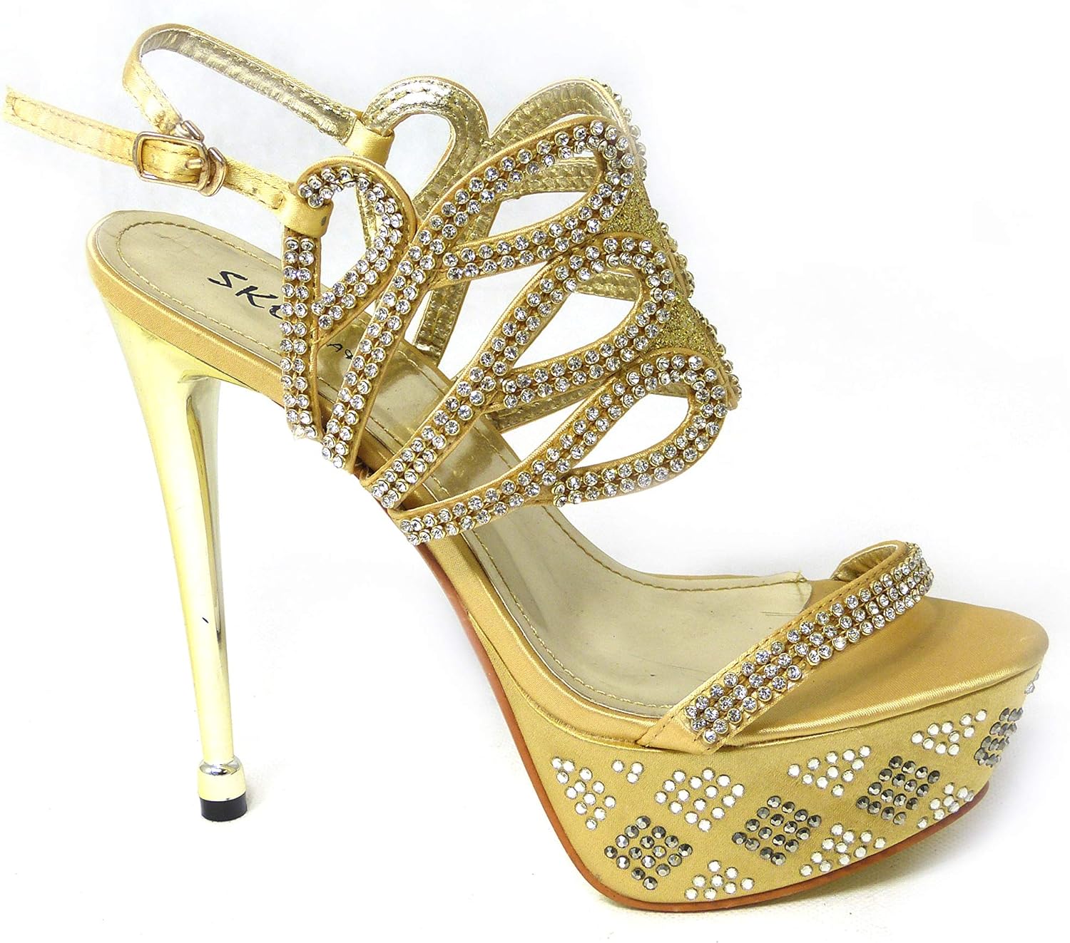 Sale Clearance to Clear Last Few Left Ladies Womens Diamante Low Mid