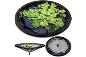 Yoojahow Diameter Fish Barrier Floating Island Plant Protector Black Floating Flora Island Round for Your Home Pond Protects Your Floating Plants from Pond Fish