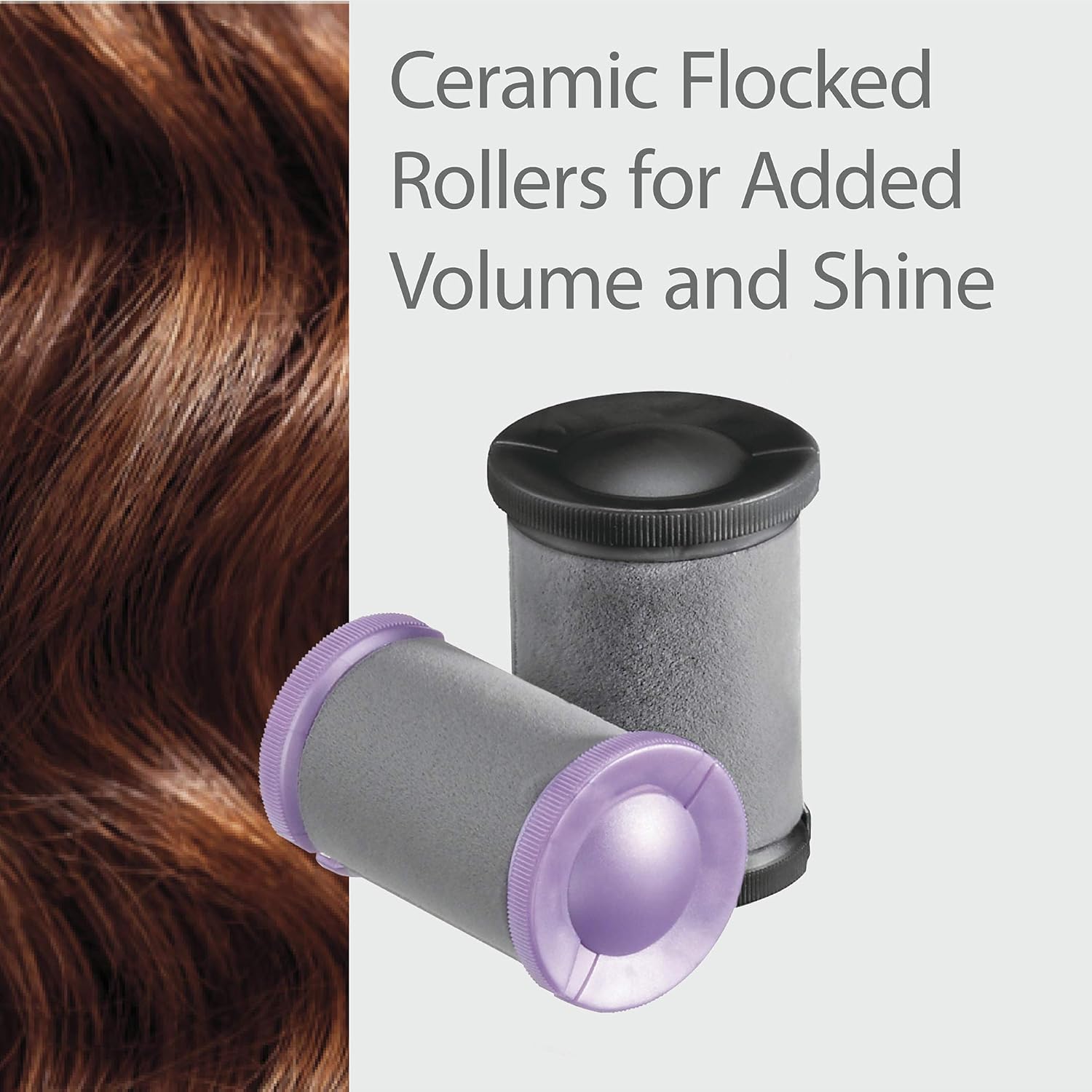 Conair Xtreme Instant Heat Ceramic Hot Rollers, Jumbo And Super Jumbo, Bonus Super Clips Included ( Exclusive): Beauty