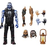 Mattel WWE Ultimate Edition Action Figure &amp; Accessories, 6-inch Bray Wyatt Collectible Set, Swappable Heads &amp; Hands, 30 Articulation Points