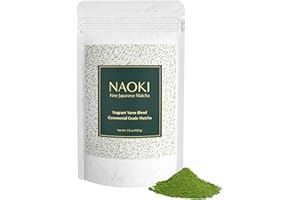 Naoki Matcha Fragrant Yame Blend – Authentic Japanese First Harvest Ceremonial Grade Matcha Green Tea Powder from Yame, Fukuoka (100g / 3.5oz)