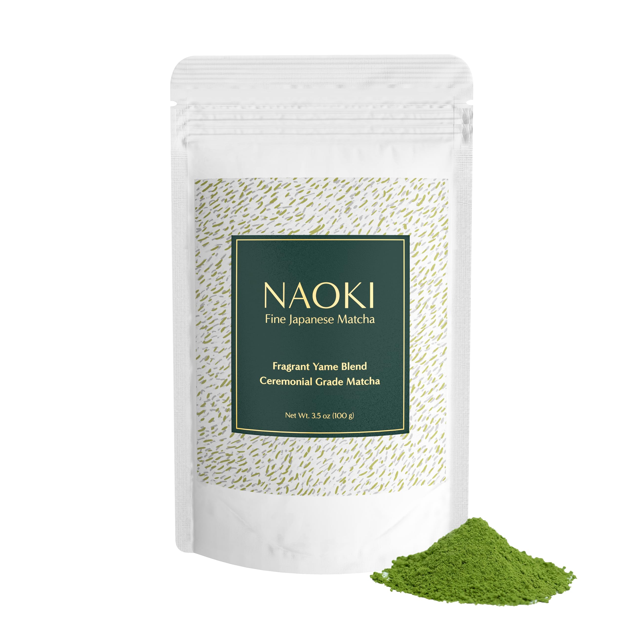 Photo 1 of Naoki Matcha Fragrant Yame Blend – Authentic Japanese First Harvest Ceremonial Grade Matcha Green Tea Powder from Yame, Fukuoka (100g / 3.5oz)