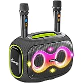 WorryFree Gadgets Portable Bluetooth Speaker with 2 Mics, Deep Bass, 10-Hour Playtime, IPX6 Waterproof, 120W, Gray