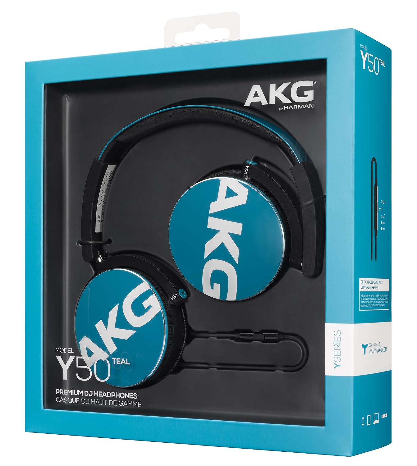 AKG Y50 Cuffie Portatili Pieghevoli con Cavo Rimovibile Nero Controllo  Remoto Volume/Microfono Compatibili con Dispositivi Apple iOS e Android  Cuffie urban-earth.co.uk