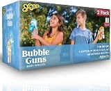 JOYIN 2 Bubble Guns Kit with 4 Solutions Blue Yellow Bubble Blaster view 7