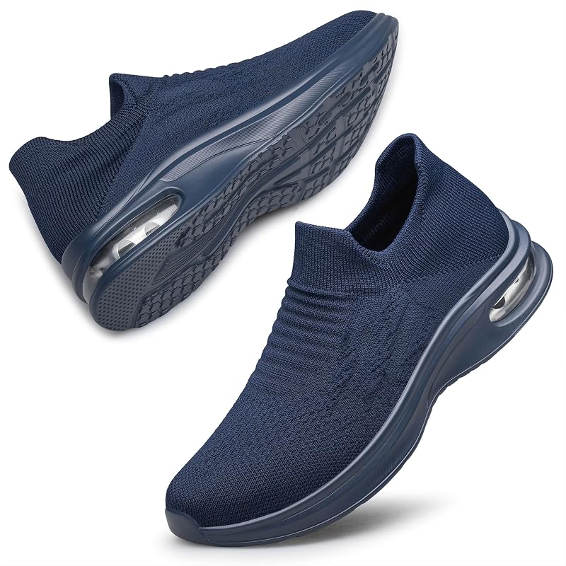 SURFING TREE Womens Walking Shoes Non Slip Breathable Navy Blue Size 4