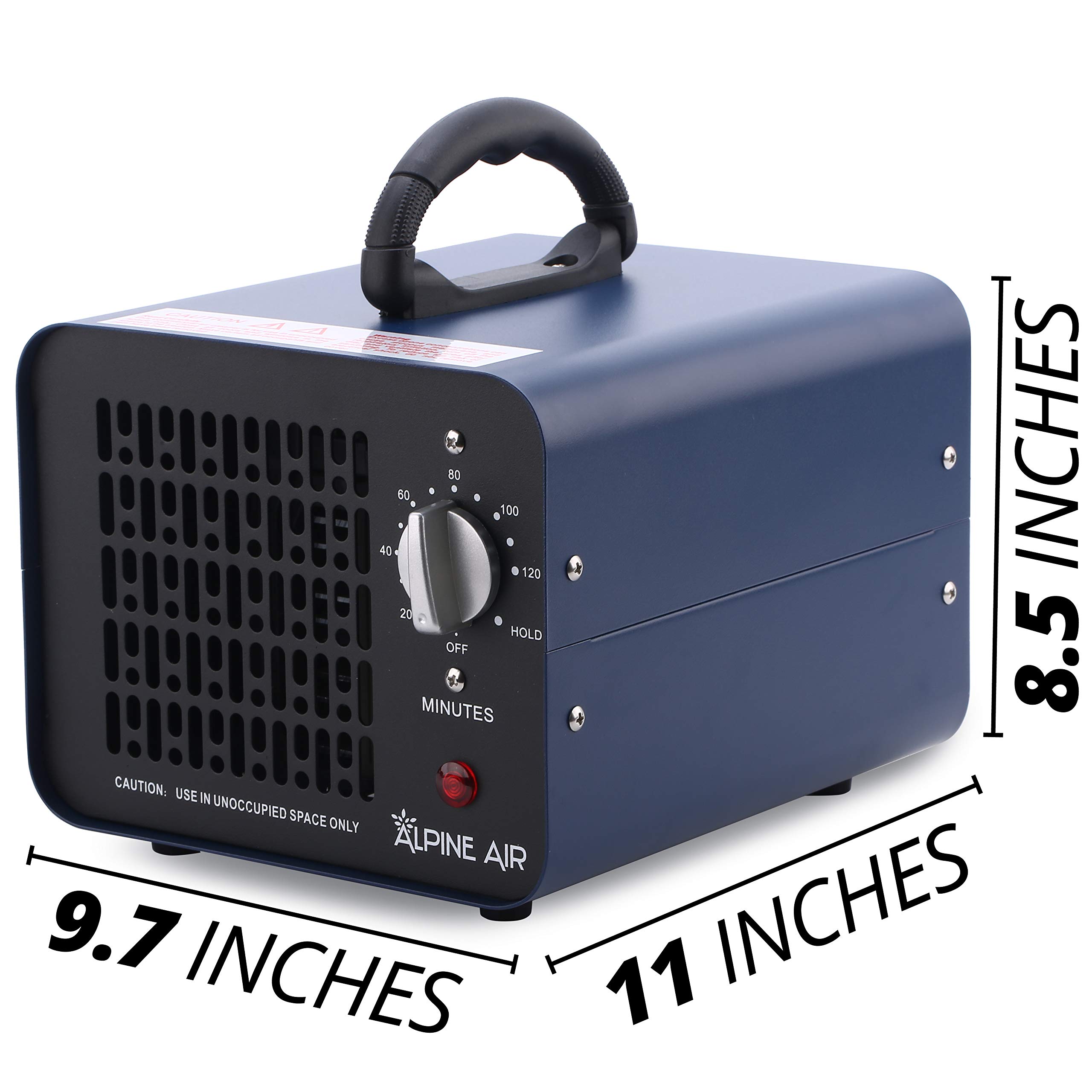 Alpine 70W 45,000 mg/h Ozone Generator Air Ionizer Ozone Odor Eliminator for Home and Kitchen, Commercial Ozone Machine Odor Removal Air Purifier for Office, Cars, & Rooms