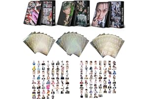HUGREY Kpop Stray Kids 5 Star 2023 New Album Lomo Cards Set, 162 Pcs Photocards, 150 Pcs Holographic Card Sleeves, 120 Pcs Vinyl Stickers for SKZ Fans Gifts