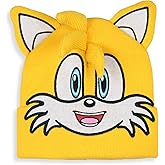 Accessory Innovations Sonic The Hedgehog and Friends Adult Embroidered Cuff Costume Beanie for Men and Women